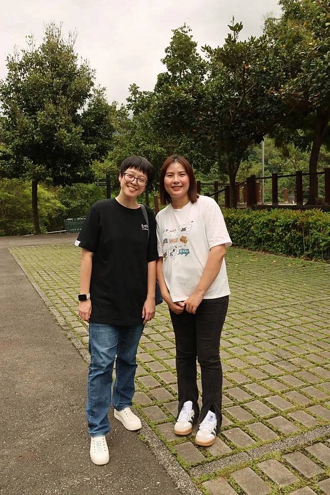    ▲從受助到相伴，社工孝慈與小詩之間，長出了像家人一樣的牽絆。（圖／兒福聯盟提供）  