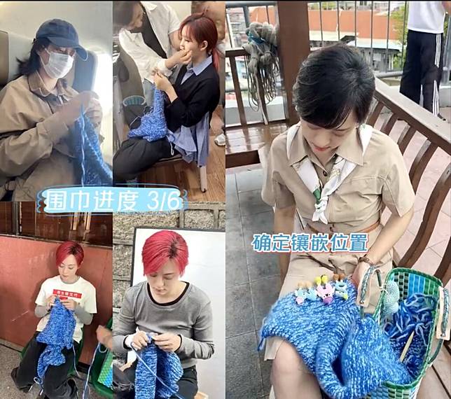 ▲ 孫儷大熱天送鄧超親手織厚圍巾迎結婚16週年。圖片來源/微博