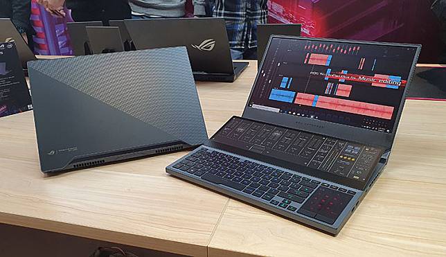 以升降雙螢幕ROG Zephyrus Duo 15為首的多款10代Intel Core i H系列處理器電競筆電登場