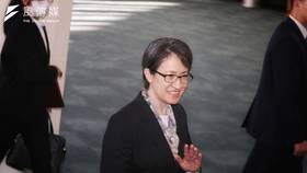 副總統蕭美琴赴歐洲出席「對中政策跨國議會聯盟」（IPAC）布魯塞爾年會發表演講。（柯承惠攝）