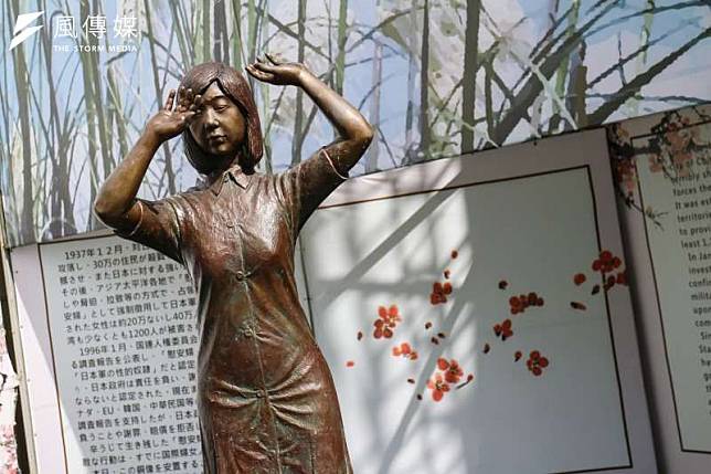 最後一位台籍慰安婦離世。圖為台南市慰安婦人權平等促進會設立之和平少女像。（圖／顏麟宇攝）