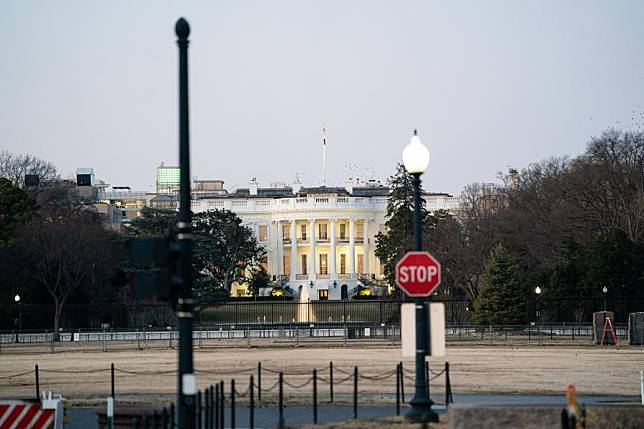 This photo taken on Feb. 3, 2023 shows the White House in Washington, D.C., the United States. (Xinhua/Liu Jie)