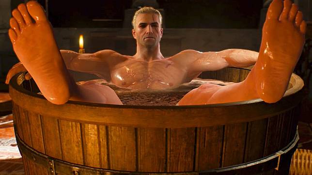 อ่างอาบน้ำ Geralt ฉบับส่งตรงจากวิดีโอเกมวางจำหน่ายแล้ว
