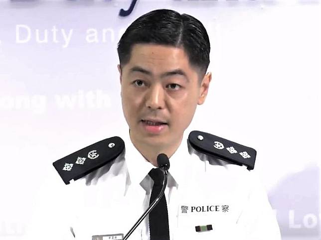 郭嘉銓指警方在中大搜獲逾3900枚汽油彈 (香港警察facebook)