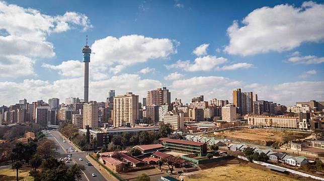 This photo taken on Aug. 10, 2023 shows the view of Johannesburg, South Africa. (Xinhua)