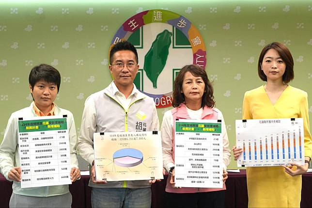 民進黨中央今日召集花蓮縣議員針對花蓮具體的迫切需求，痛批花蓮的區域立委傅崐萁不顧鄉民利益帶頭擋預算。（圖片來源／民進黨中央提供）