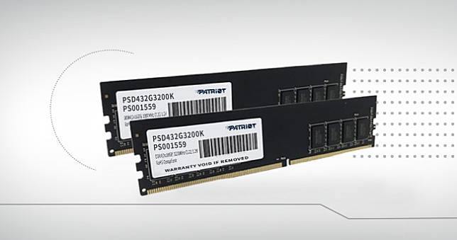 Patriot博帝推JEDEC標準DDR4-3200記憶體，32GB售NT$2699