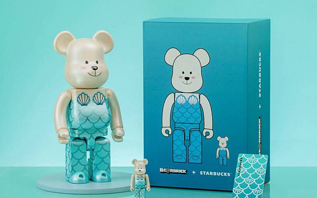 BE@RBRICK＋STARBUCKS美人魚小熊聯名來襲，「太妃核果風味那堤」強勢回歸！