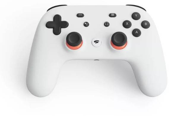 Google也推出了專屬手把「Stadia Controller」，讓玩家可以更方便的操作Stadia的各項功能。