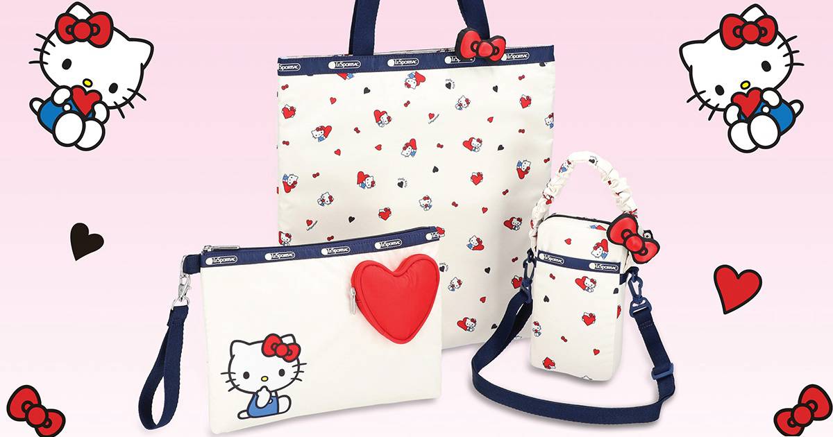 通勤也能萌翻天！Hello Kitty x LeSportsac 3款聯名包超實用又可愛 | FashionGuide | LINE TODAY