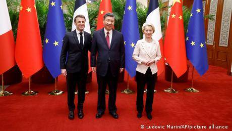 習近平預定周一同法國總統馬克宏和歐委會主席馮德萊恩舉行會晤（資料圖片）