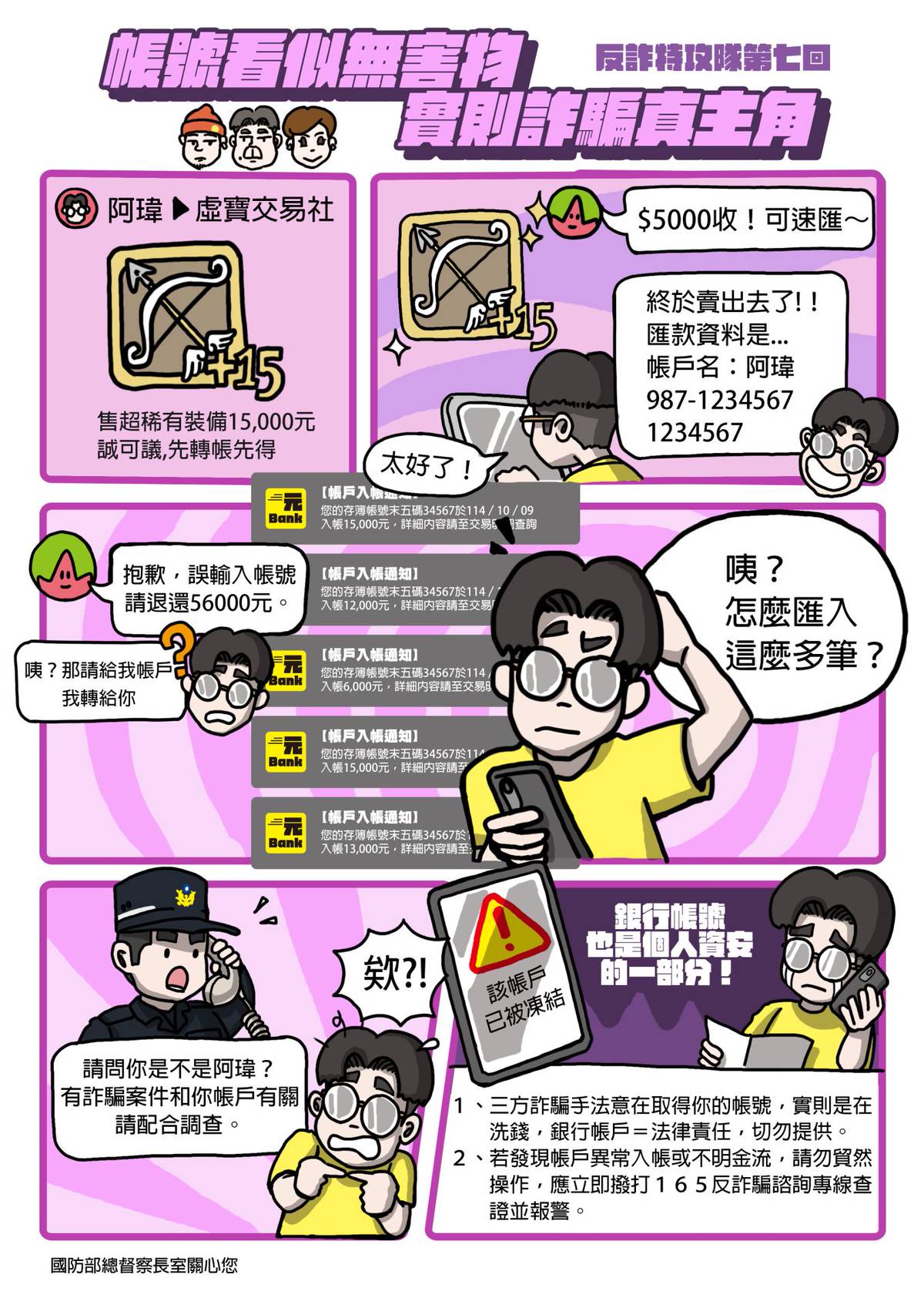 柳營要聞】反詐漫畫宣導買賣三方詐騙| 青年日報| LINE TODAY