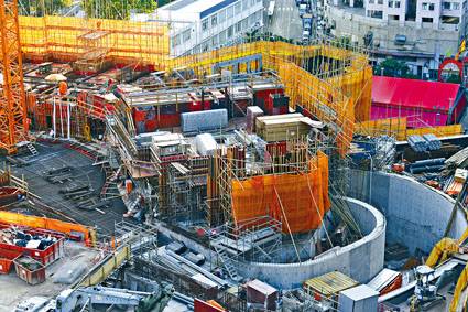 ■明華大廈重建項目鋼筋程序有錯，房協認為更換是有必要。