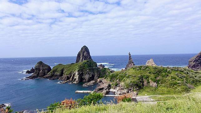 西之島的「隠岐國賀海岸」