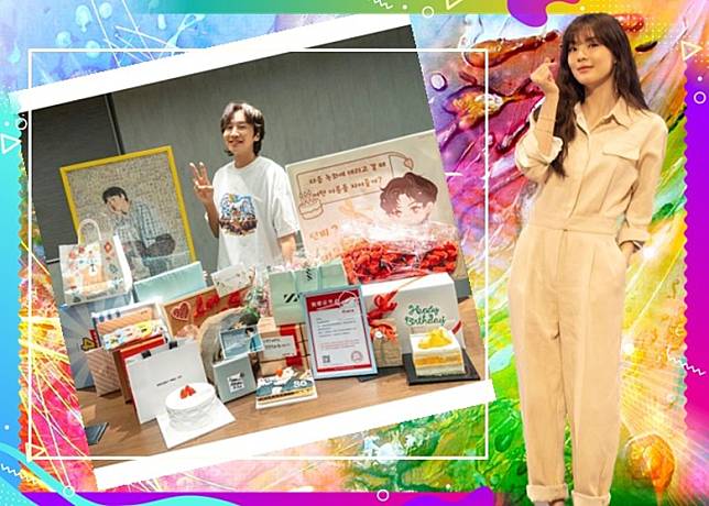昨日35歲生辰的光洙收到大批粉絲的禮物，女友李善彬則忙於谷戲！