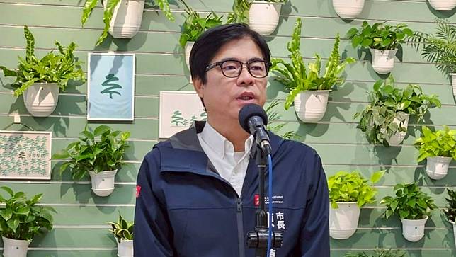 高雄市長陳其邁受訪。施書瑜攝