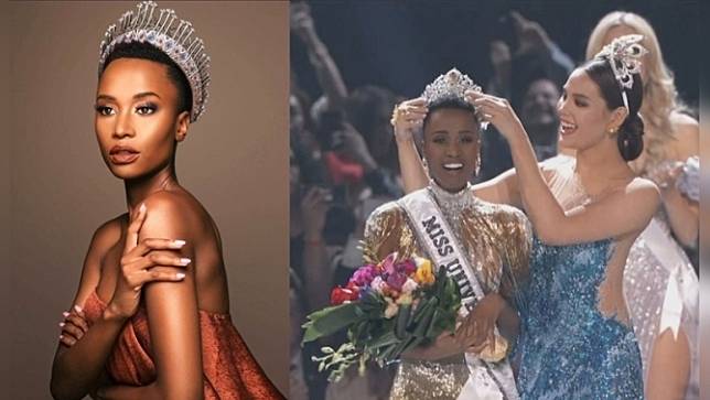 มงลงสาวงามจากแอฟริกาใต้ ขณะที่ ‘ฟ้าใส’ สวยที่สุด 1ใน5 ของ Miss Universe 2019