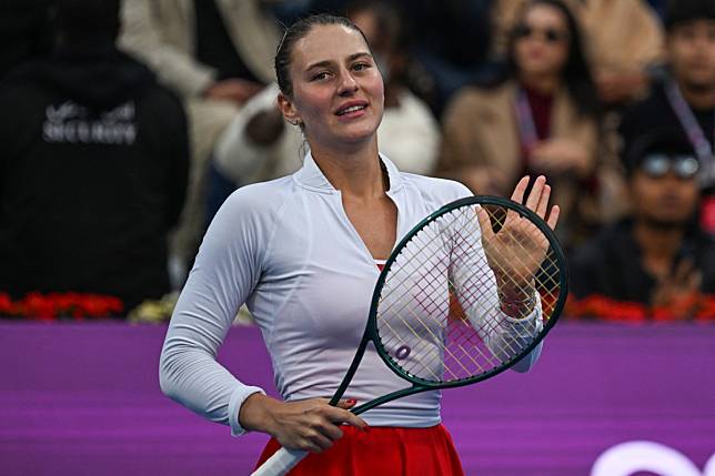 22歲科斯秋克(Marta Kostyuk)已經躍登成烏克蘭一姐。法新社