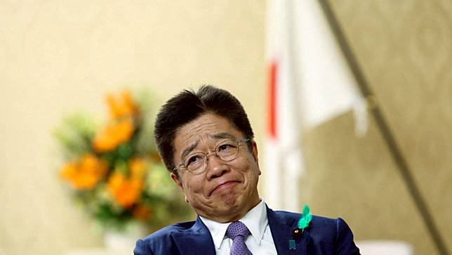 日本財務大臣加藤勝信。路透社資料照