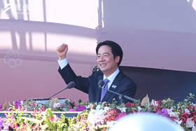 中華民國114年國慶大典今日登場，總統賴清德以「變局中 奮起的新台灣」為題，發表任內第二次國慶演說。（劉偉宏攝）