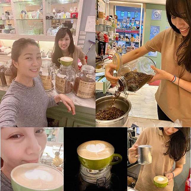 獨／方文琳22歲正妹女兒露臉     咖啡店打工圈粉