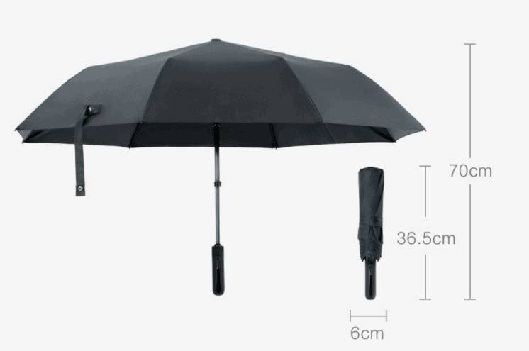 小米智能雨傘內置摩打一按開遮閂遮+ 5級防水防UV | Unwire.hk | LINE TODAY