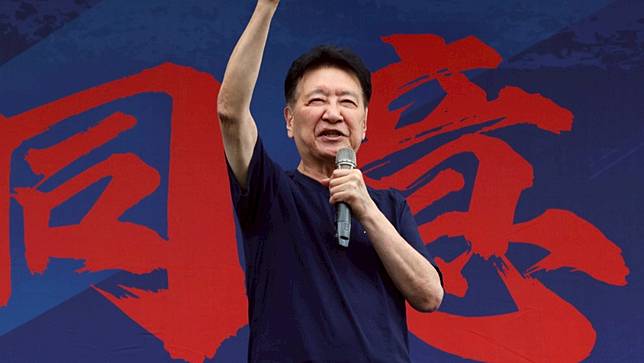北北基反惡罷團結大會，發起人趙少康。廖瑞祥攝