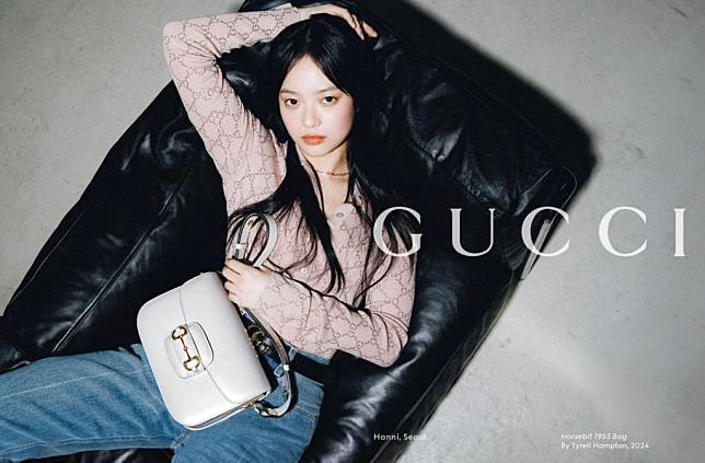 NewJeans Hanni是Gucci全球品牌大使（圖片來源：Gucci）