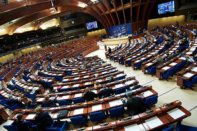 歐洲理事會議員大會（PACE）。   圖：翻攝自PACE臉書（資料照）