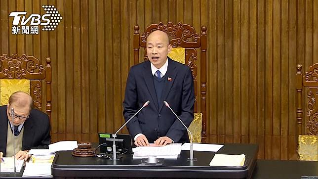 立法院長韓國瑜上週三次唱名後宣布院會休息，引發議論。（示意圖／TVBS）