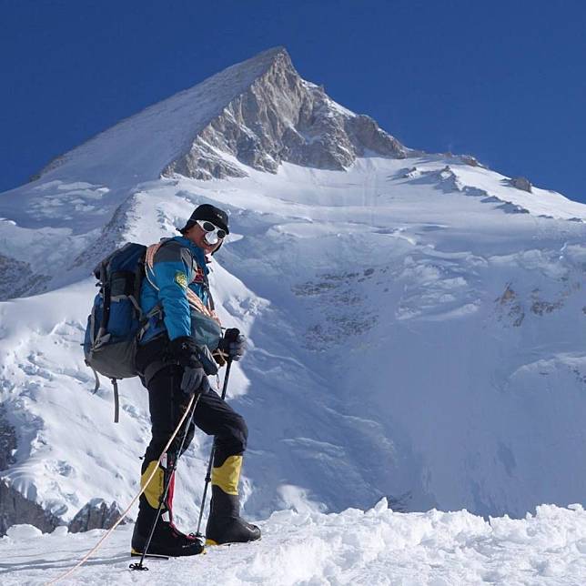 台灣知名登山好手張元植驚傳在法國攀登阿爾卑斯山白朗峰時意外墜落身亡。（圖取自張元植臉書）