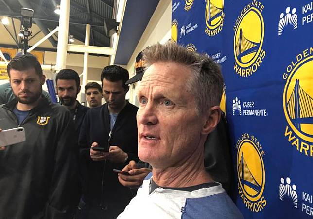 ▲勇士總教練Steve Kerr（圖／美聯社／達志影像）