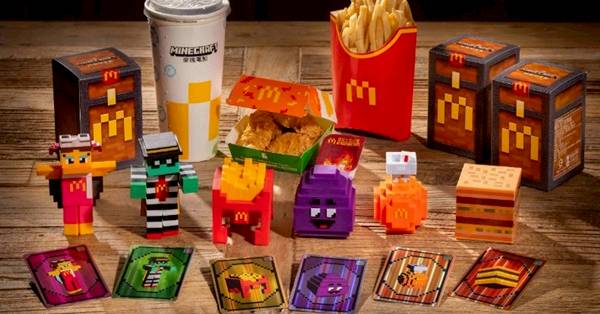 麥塊迷要瘋了！麥當勞與「MINECRAFT麥塊電影」聯名推出特餐，6款造型盲盒還有麥塊歷險記讀本！快來收藏
