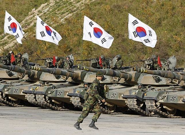 為因應北韓威脅日增，南韓26日將舉行十年來首次大規模閱兵。(網路圖片)