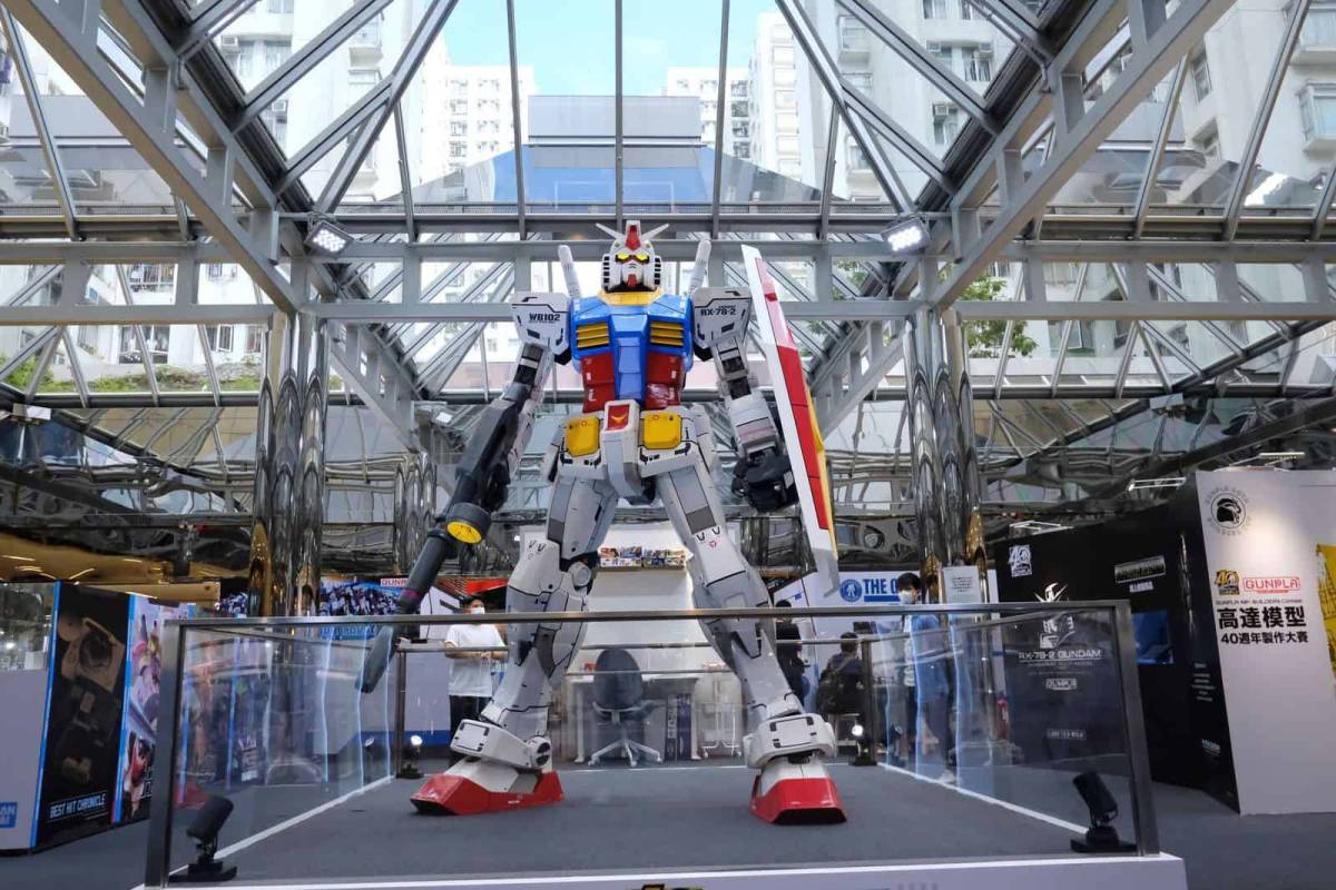 【搶先看】太古城高達模型40周年展巨型高達胸像+ Gundam Base 