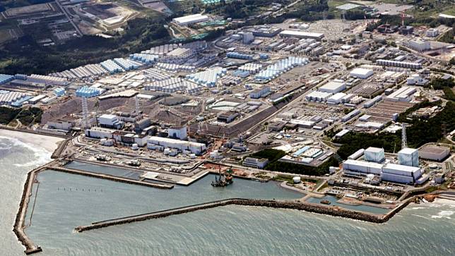 日本福島縣的福島第一核電廠。美聯社