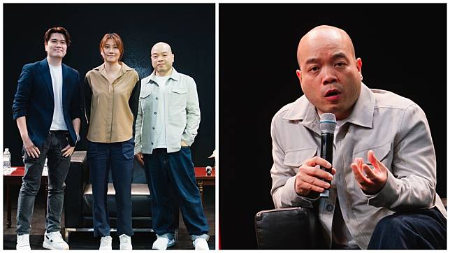 陳詠燊、黃綺琳和吳煒倫出席《國際電影創作營》。