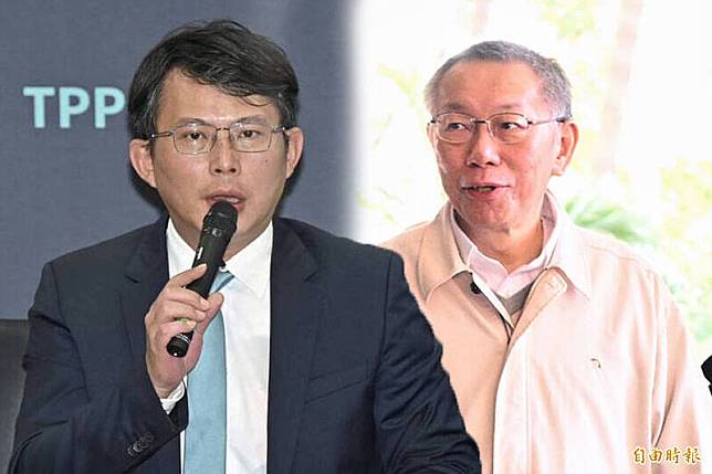 台北市前市長柯文哲(圖右)涉貪污被起訴，北院改裁定羈押禁見。台北市議員顏若芳預測，民眾黨一定會變本加厲，更大規模的渲染悲情牌、迫害牌。她也酸接下民眾黨代理主席的黃國昌(圖左)，「畢竟新任『咆哮帝』方上任，還是要做做樣子鞏固主席大位」。(資料照，本報合成)