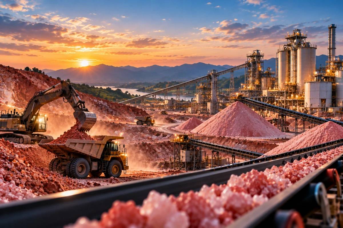 Vietnam Resumes 492 Million Dollar Potash Mining Project in Laos Amid Regional Fertilizer Push