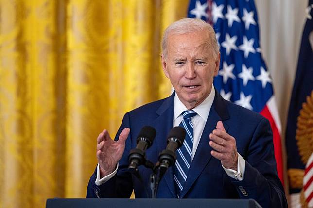 U.S. President Joe Biden speaks at the White House in Washington, D.C., the United States, on Jan. 5, 2025. (Xinhua/Hu Yousong)