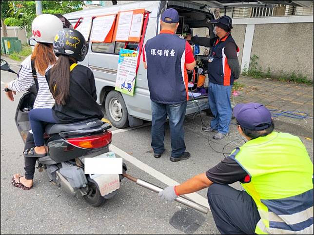 環保署表示，機車排氣相關檢驗的辦理期限，可延至今年底前完成。(檔案照)