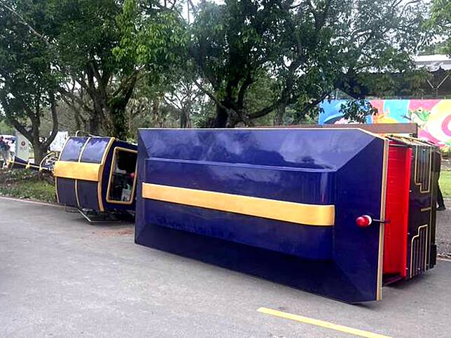 清明連假綠博傳意外！遊園車煞車失靈奪命