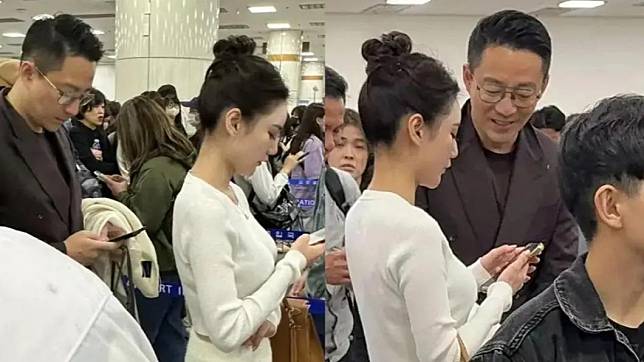 汪小菲與未婚妻Mandy被目擊現身韓國。（圖／翻攝自@搜狐娛樂　微博）