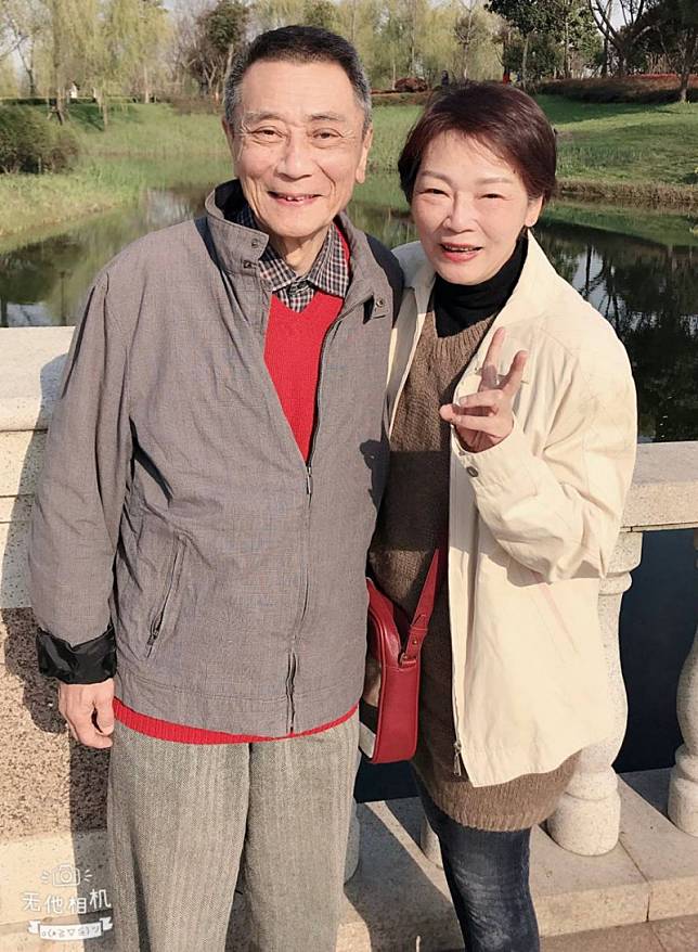 王中強(左)和李芷麟結婚近50年，鶼鰈情深。(粘嫦鈺提供)