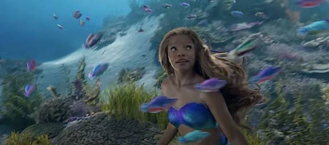 ▲《小美人魚》500隻生物海底狂歡場景，耗時2年才製作完成。（圖／翻攝自迪士尼影業YouTube）