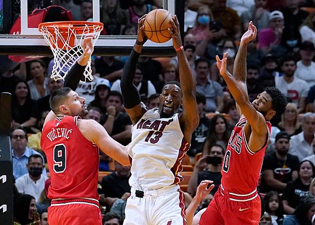 Bam Adebayo對沒入選年度最佳防守球員，而感到不尊重。（達志影像資料照）
