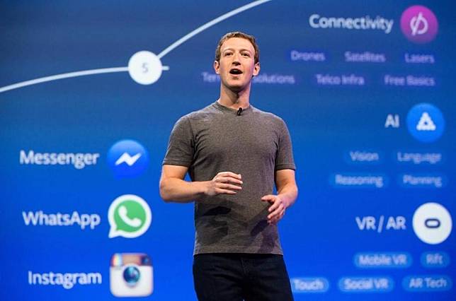Facebook母公司Meta執行長祖克柏開出每年數千萬美元的高額待遇，成功挖走蘋果的頂尖人工智慧研究員龐若明。（取自祖克柏臉書）