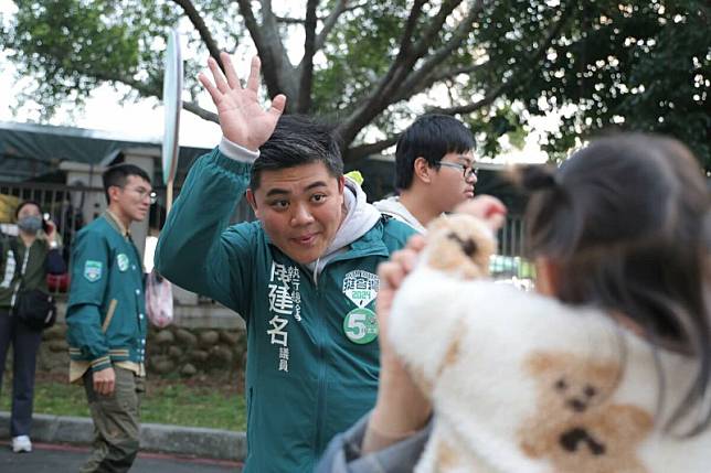 民進黨新竹市黨部主委、新竹市議員陳建名。 圖：翻攝自陳建名臉書