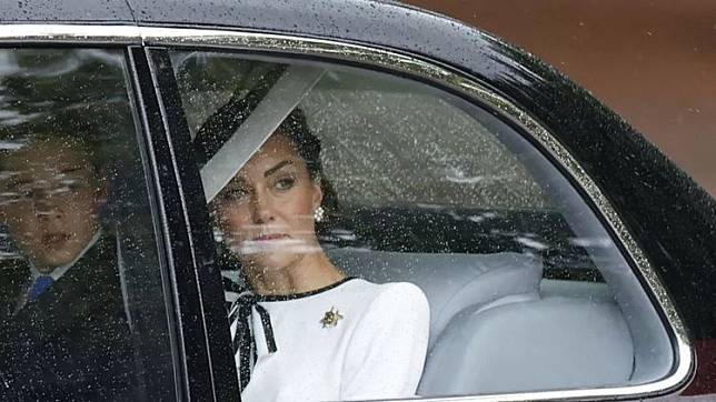英國凱特王妃罹癌接受化療後首度公開現身。翻攝the mirror