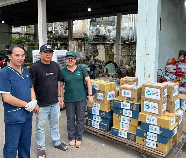 越南破獲竊貓集團，成功救出400頭待宰貓咪。翻攝臉書/Humane World for Animals Viet Nam